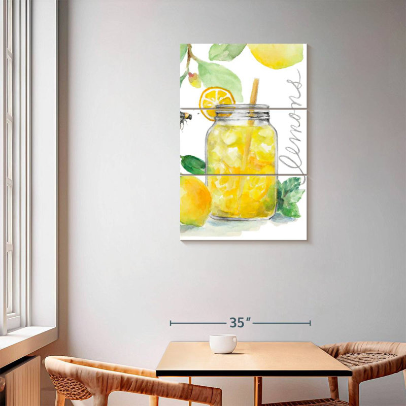 Yarlin Bee-Friend The Lemons And Lemonade, 57" H x 36" W
