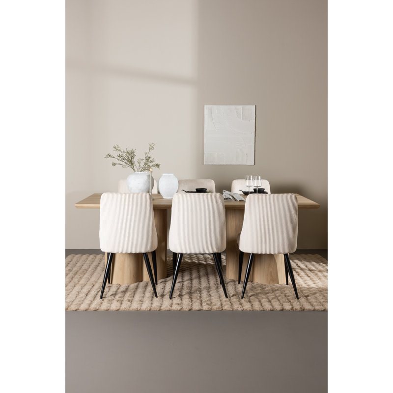 Sibley 6 - Person Dining Set, White
