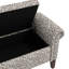Storage - Easy Assembly, Floral Fabric, Spacious Classic Storage, Rolled Arm Detail