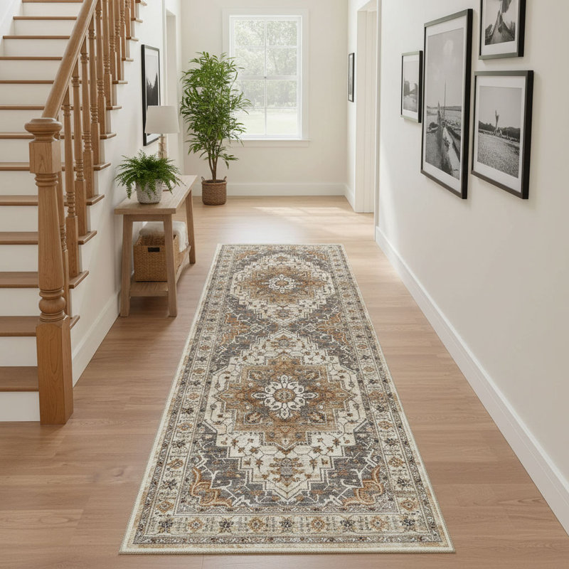 Washable Kitchen Runner Rug Low-Pile, 2' x 8' (Runner)