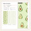 Papier peint ludique Avocado