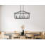 Lustre îlot noir 5 lumières Florentien