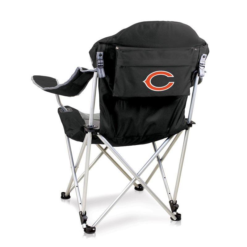 Fauteuil de camp inclinable NFL Chicago Bears, Noir