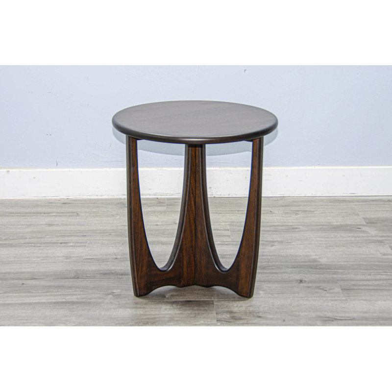 Table de bout Rohr, Marron foncé, H 24 po x l 22 po x P 22 po