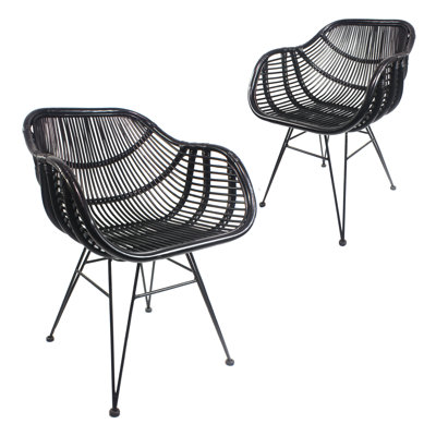 Chantilly 46cm H Side Chair in Black