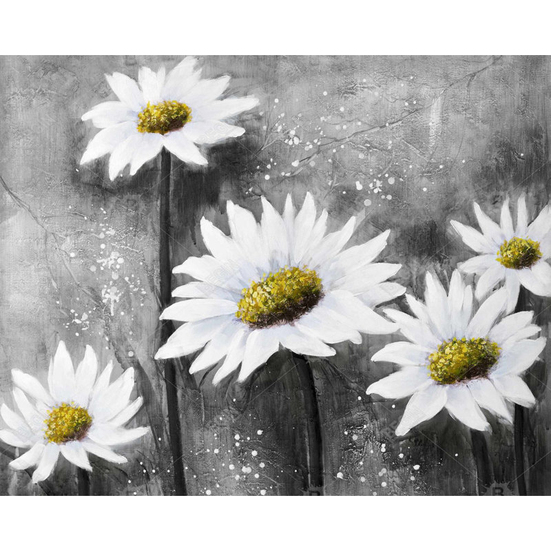 «Daisies», toile encadrée | Fleurs américaines