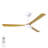 51.96'' Ceiling Fan with LED Lights