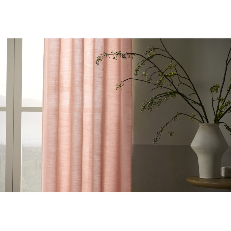 Sunbrella® Madison Indoor/Outdoor Light Filtering Curtain , 50" W x 96" L, Adobe
