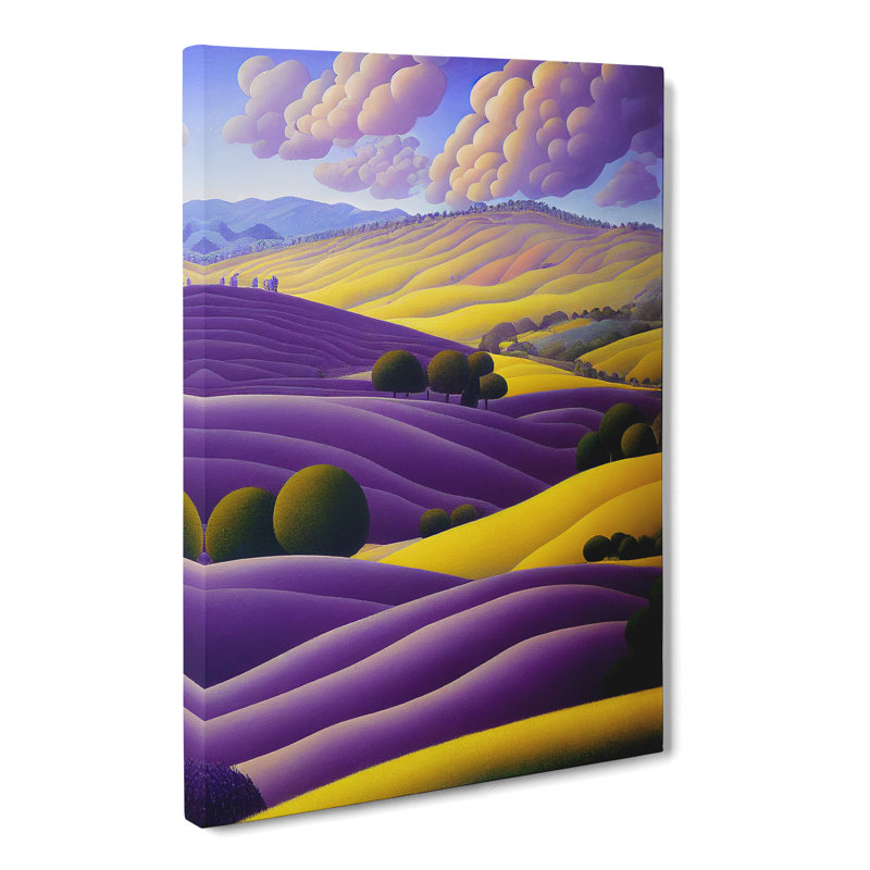 Lavender Field Vol.1 - Wrapped Canvas, 50cm H x 35cm W x 3cm D