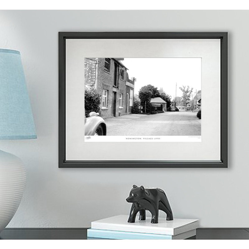 Nonington, Village C1955 by Francis Frith - Single Picture Frame Print, 40cm H x 50cm W x 2.3cm D