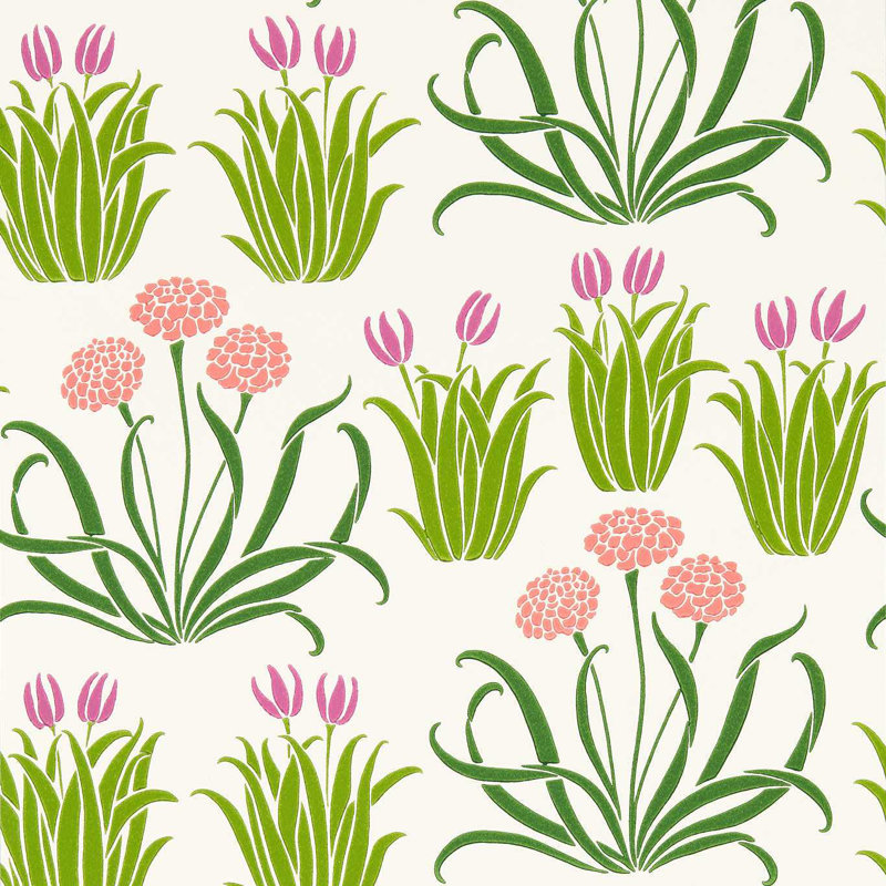 Bedford Park Glade Wallpaper, Tulip Fields