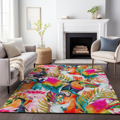 Premium Machine Washable Cerrito AMF200 Multi Rug