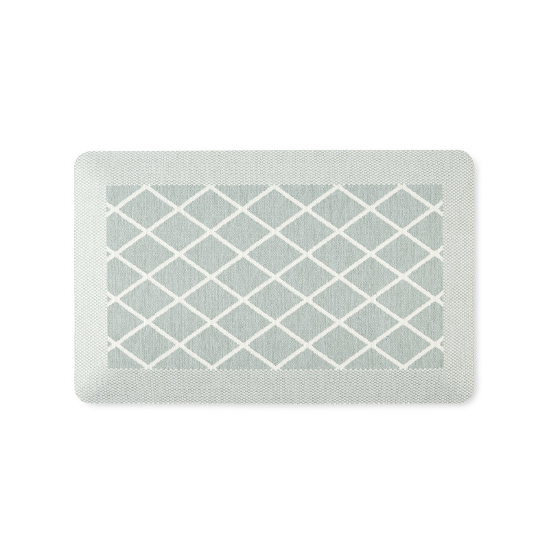 Tapis de cuisine Martha Stewart, Rectangle 1 pi 7,6 po x 2 pi 8 po, Vert