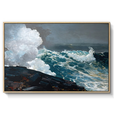 Northeaster, 1895-Winslow Homer-Framed Gallery Wrapped Canvas