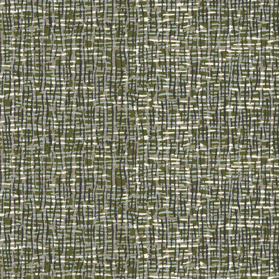 Papier peint Atomic Weave - olive ardoise