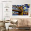 Impression sur toile Brooklyn Bridge Starry Night-1461023918