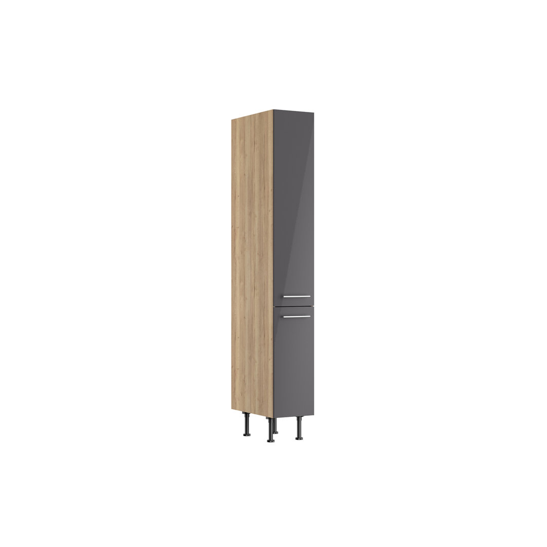 Hochschrank 30 Cm Mit 2 Auszügen Als Vorratsschrank / Vorratszentrum