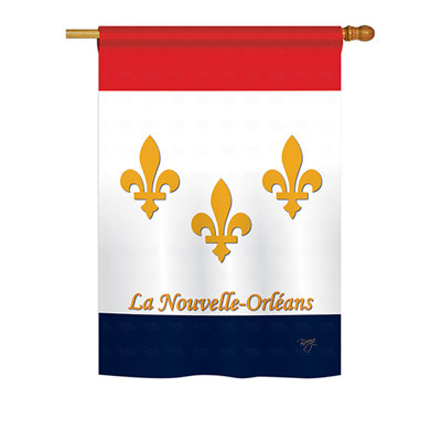 Double Sided 40'' H x 28'' W Polyester House Flag