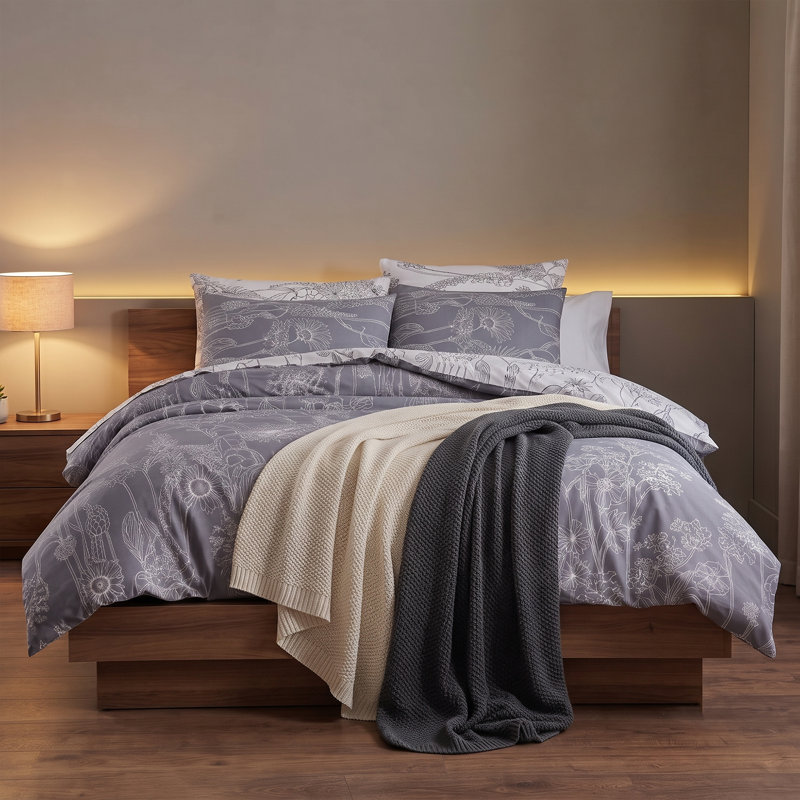 Ensemble de housse de couette 100% coton Lara