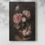 Reproduction florale rétro Cxxi encadrée sur toile-2130090890