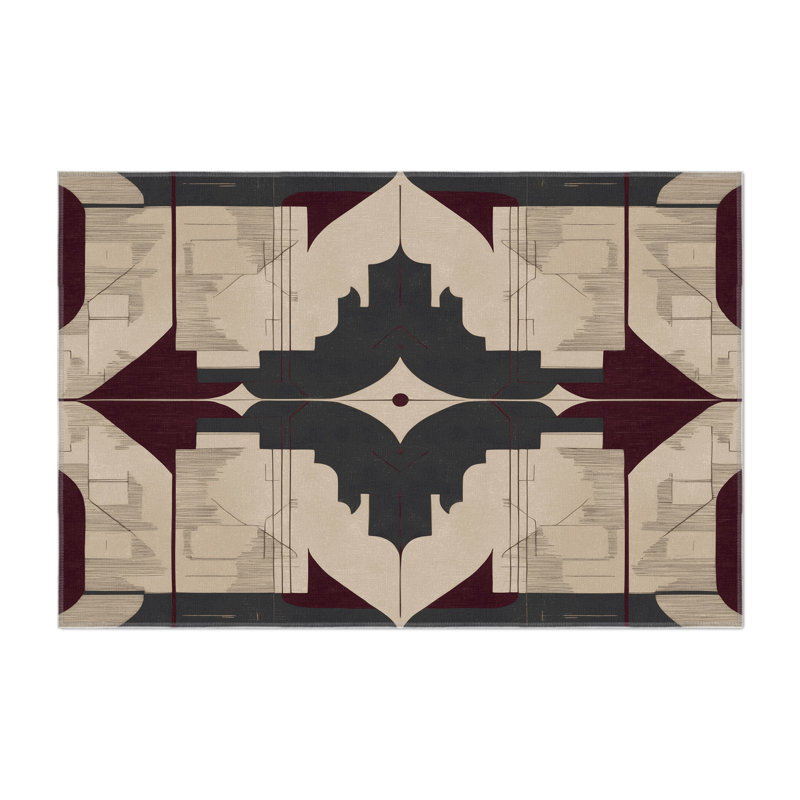 Velvet Dynasty Indoor And Outdoor Area Rug, Rectangle 4' x 6'