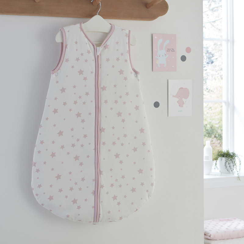 100% Cotton 2.5 TOG Swaddle, 50cm W x 90cm L, Pink