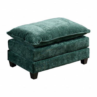 Canapé-lit Cloud, tabouret modulaire moderne en tissu