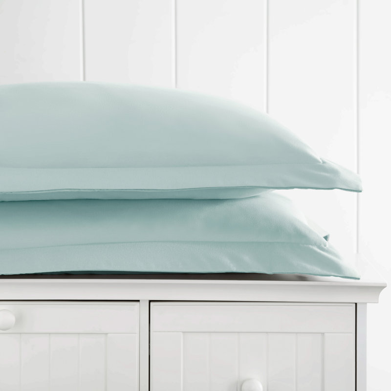 Ensemble de 2 taies d'oreiller en microfibre ultra douce, Standard, Turquoise