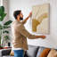 Curved String, Still Form Minimalist - Wrapped Canvas-432073256-432073270