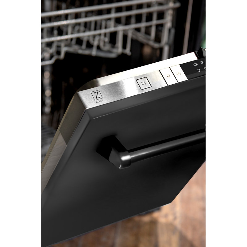 ZLINE 24 in. Panel Ready Top Control Dishwasher with Stainless Steel Tub, 52dBa, Traditional