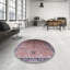 Tapis brun à motif oriental-1853578828