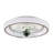 Denitra 19" Modern Flush Mount Ceiling Fan with Lights and Remote, Smart Bladeless Ceiling Fan with 6 Speed