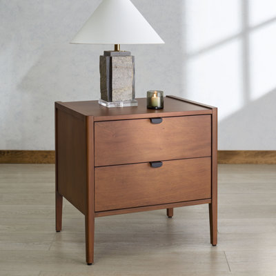 Mayalyn Wood 2 Draw Nightstand