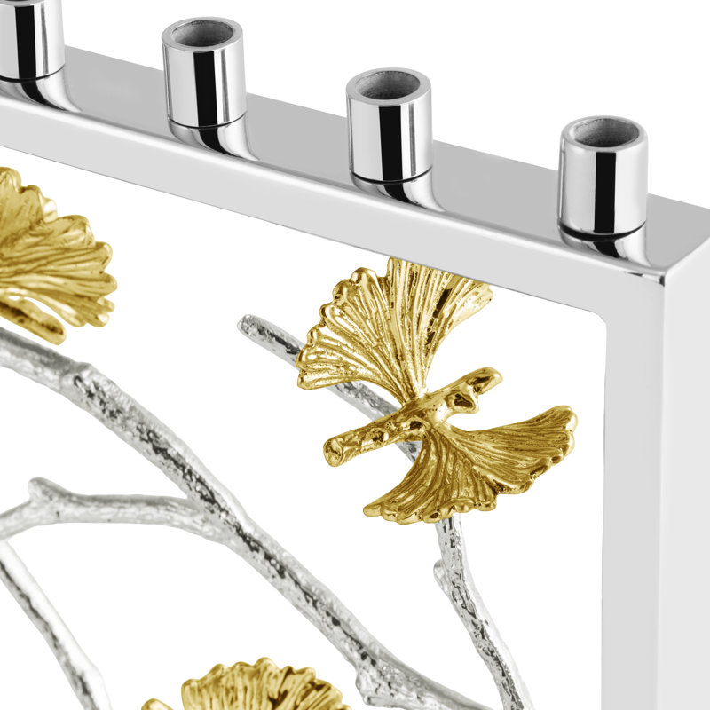 Butterfly Ginkgo Menorah