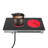 OUKANING 1500 Watt Double Burner Electric Ceramic Cooktop Touch Control LED Display