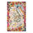  Tapis abstrait octogonal beige / rose / jaune-86624518