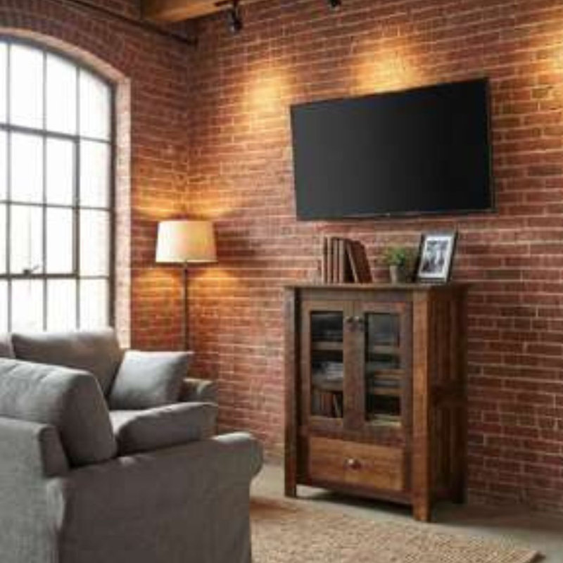 Fireside Lodge Barnwood Media Cabinet