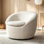 Fauteuil demi-tonneau, pivotant à 360 °-1001603456
