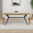 Etna Pine Metal Base Dining Table-121855218