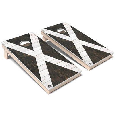 International Flag Rustic Scotland All-Weather Composite Cornhole Board Set