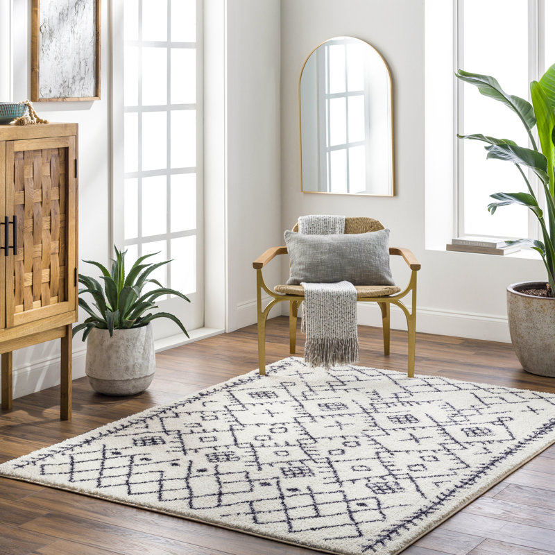 Pearl Machine Washable Area Rug, Rectangle 5'3" x 7'