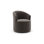 Fauteuil demi-tonneau pivotant rembourré Deryn