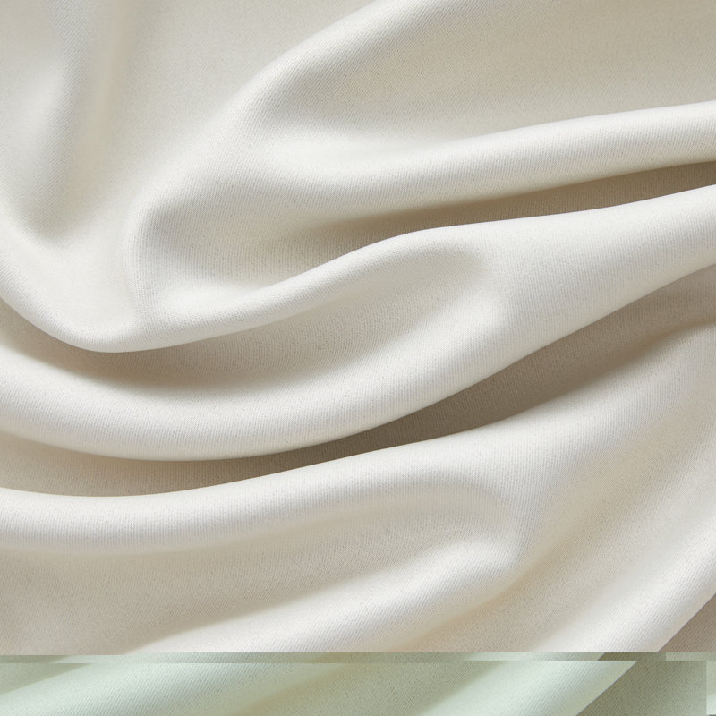 Solid Max 100% Blackout Thermal Grommet Curtain Panels, 42" W x 72" L, Parchment Beige