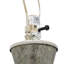 Lampe de table en verre 15X23 "