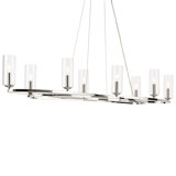  Chandelier with Clear Glass