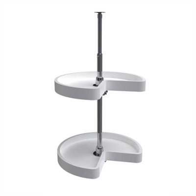 Rev-A-Shelf Kidney Lazy Susan Corner Wall/Base Cabinet 2-Shelf 