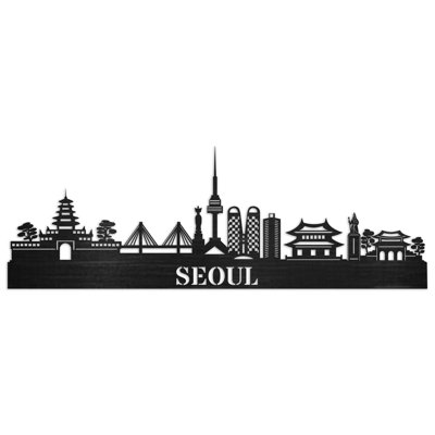 Handmade Cities & Countries Wall Decor on Solid Wood