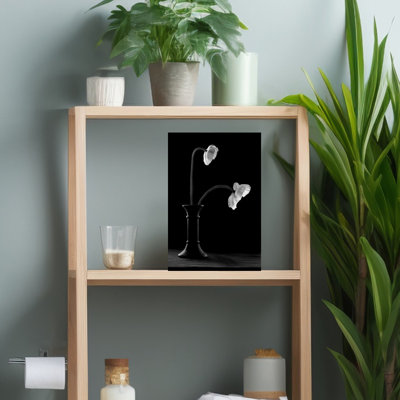 «Graceful Poppies In Vase Classic Delicate Elegant Poppy Nature Flower», art mural
