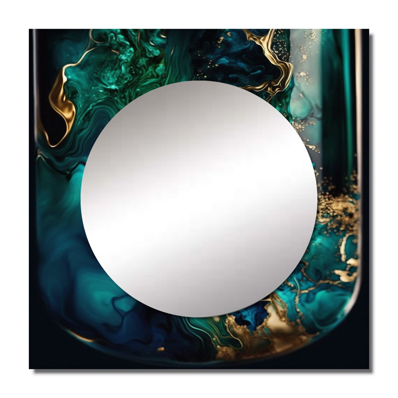 Art mural en miroir Lanayshia, 23 po x 23 po