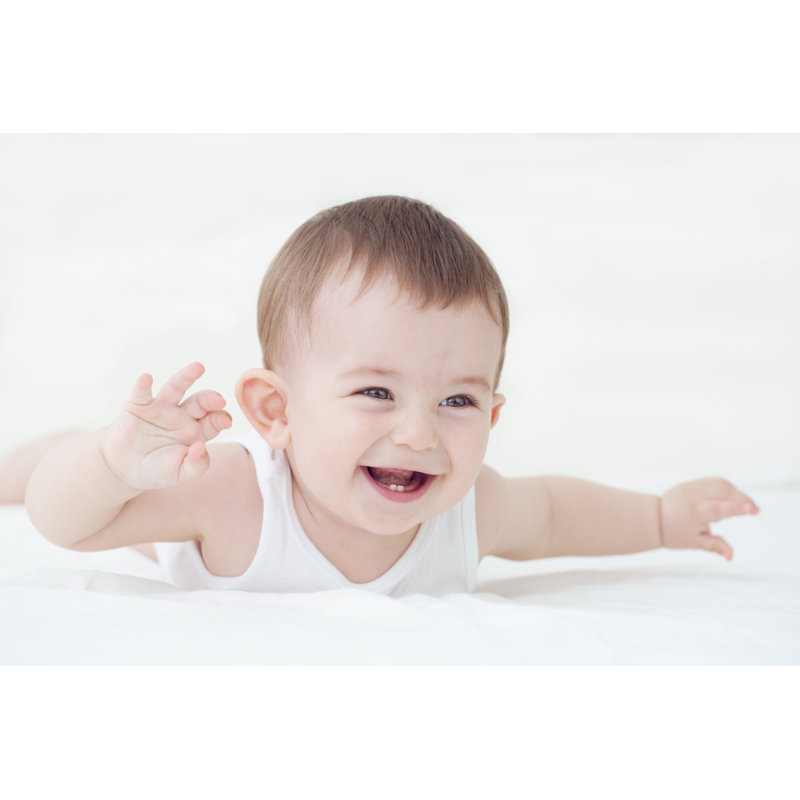 No Pattern Cotton Bib Apron, Blue/White/Black
